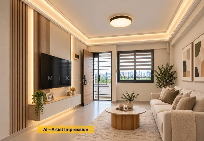 23 Hougang Avenue 3, 23 Hougang Avenue 3, Hougang / Punggol / Sengkang, 2 Bedrooms, 785 sqft, HDB Flat For Sale, by Mike Sek Kok Tiong, 500228447 - Living Room - PropertyGuru.com.sg