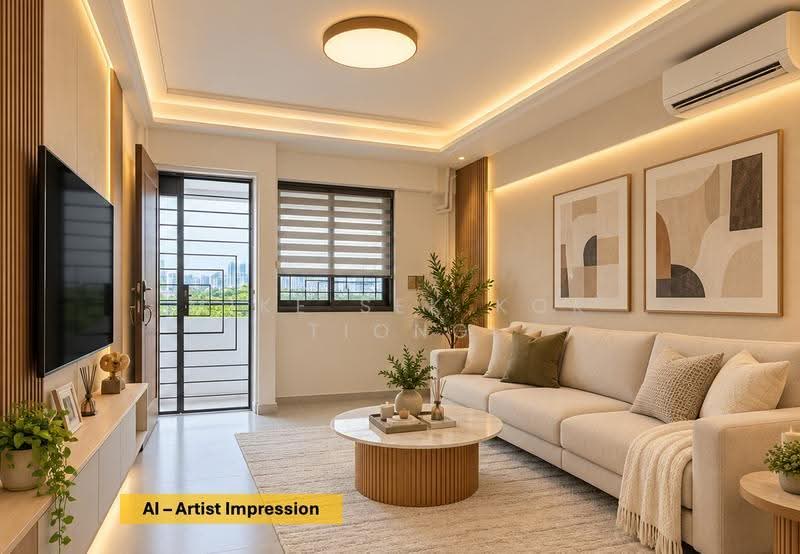 23 Hougang Avenue 3, 23 Hougang Avenue 3, Hougang / Punggol / Sengkang, 2 Bedrooms, 785 sqft, HDB Flat For Sale, by Mike Sek Kok Tiong, 500228447 - Living Room - PropertyGuru.com.sg