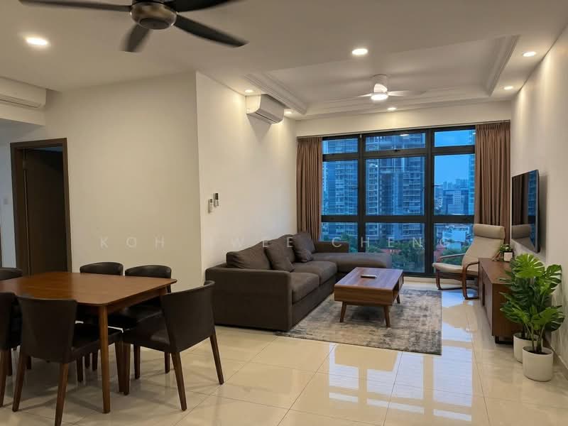 City Square Residences, 14 Kitchener Link, 3 Bedrooms, 1,216 sqft, Condominium For Rent, by Koh Hwee Cheng, 500228469 - Living Room - PropertyGuru.com.sg