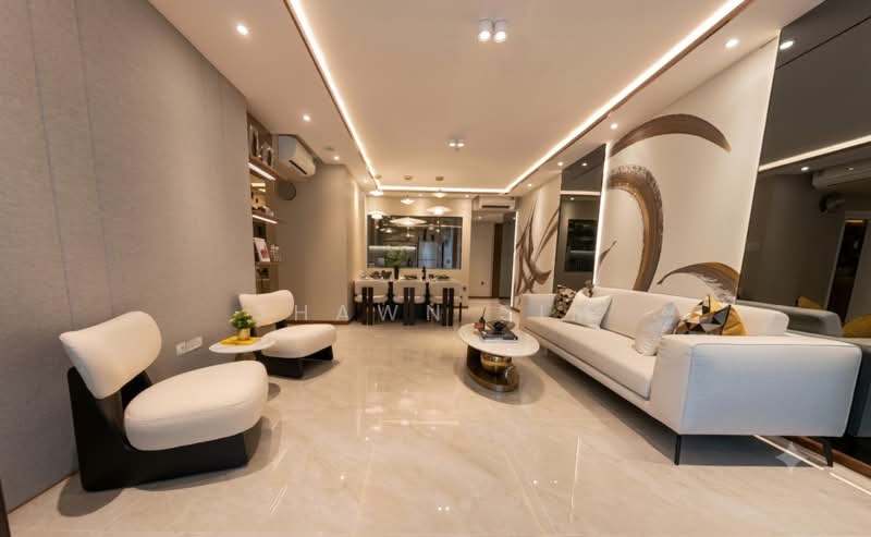 Chuan Park, 240 Lorong Chuan, 3 Bedrooms, 1,206 sqft, Condominium For Sale, by Shawn Sim, 500228480 - Living Room - PropertyGuru.com.sg