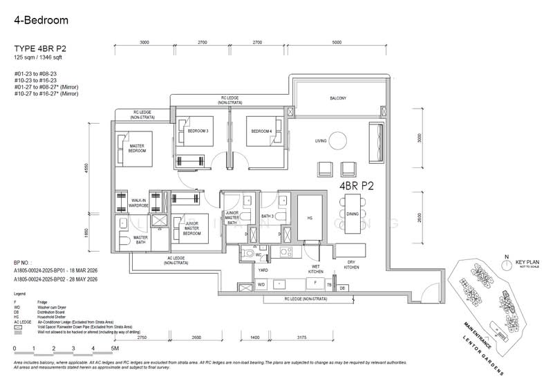 Lentor Gardens Residences, 68 Lentor Gardens, 4 Bedrooms, 1,346 sqft, Apartment For Sale, by Loriana Ong, 500228563 - 4BR P2 - PropertyGuru.com.sg