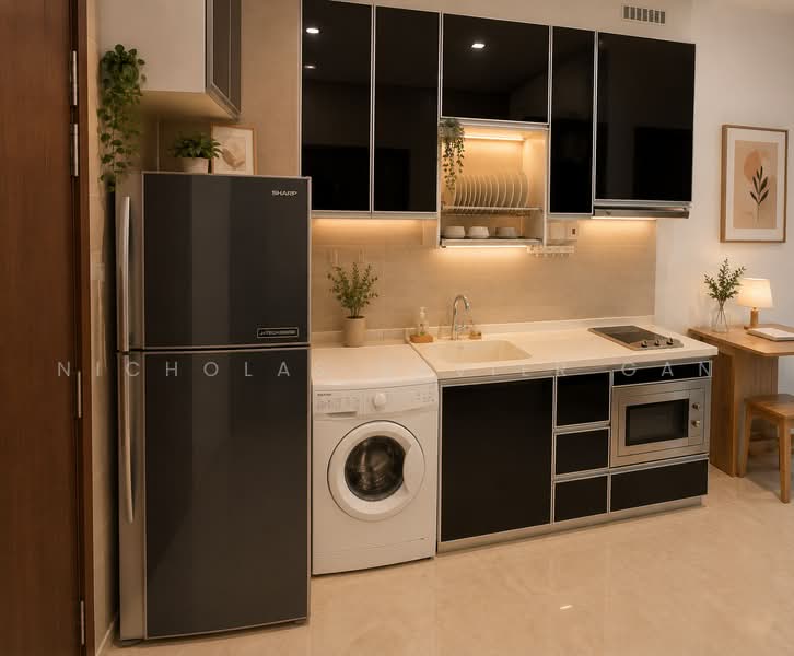 Cardiff Residence, 101 Cardiff Grove, 1 Bedroom, 420 sqft, Condominium For Sale, by Nicholas Xavier Gan, 500228593 - Kitchen - PropertyGuru.com.sg