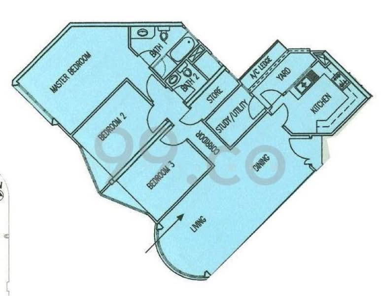 Yew Mei Green, 56 Choa Chu Kang North 6, 4 Bedrooms, 1,292 sqft, Condominium For Rent, by Alan Yu 郁松林, 500228606 - PropertyGuru.com.sg