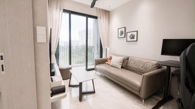 The Garden Residences, 1 Serangoon North View, 1 Bedroom, 452 sqft, Condominium For Sale, by Jack Lin Desheng, 500228685 - Living Room - PropertyGuru.com.sg