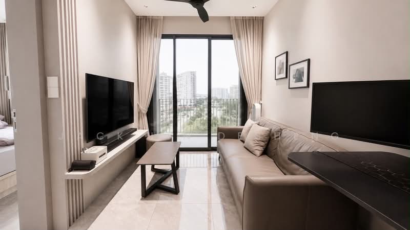 The Garden Residences, 1 Serangoon North View, 1 Bedroom, 452 sqft, Condominium For Sale, by Jack Lin Desheng, 500228685 - Living Room - PropertyGuru.com.sg