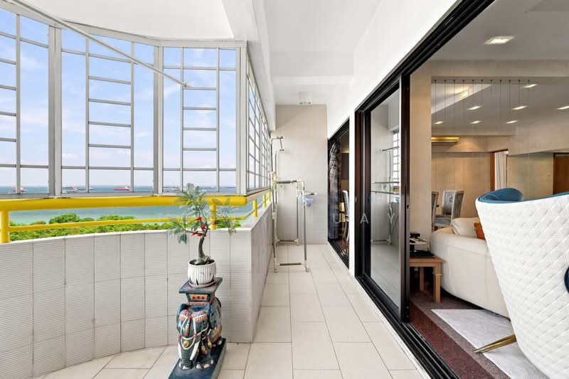 Neptune Court, 1 Marine Vista, 3 Bedrooms, 1,636 sqft, Apartment For Sale, by Teddy Juay, 500228714 - Balcony - PropertyGuru.com.sg