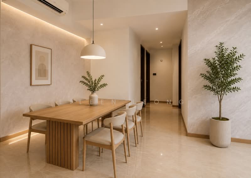 Casa Rosa, 35 Lorong Ong Lye, 3 Bedrooms, 1,184 sqft, Condominium For Sale, by Eileen Leong, 500228756 - Dining Room ( For Illustrations only) - PropertyGuru.com.sg