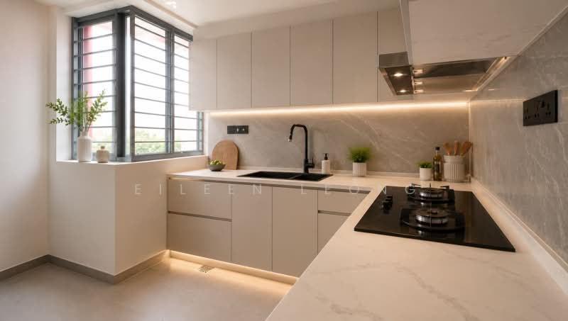 Casa Rosa, 35 Lorong Ong Lye, 3 Bedrooms, 1,184 sqft, Condominium For Sale, by Eileen Leong, 500228756 - Kitchen ( For Illustrations only) - PropertyGuru.com.sg