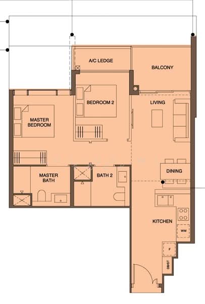 Leedon Green, 28 Leedon Heights, 2 Bedrooms, 710 sqft, Condominium For Sale, by Julius WL Fock, 500228791 - PropertyGuru.com.sg
