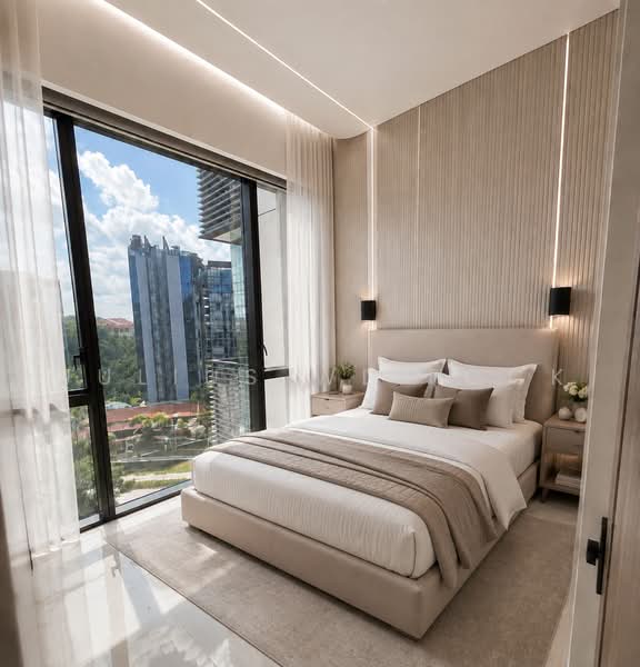 Leedon Green, 28 Leedon Heights, 2 Bedrooms, 710 sqft, Condominium For Sale, by Julius WL Fock, 500228793 - Bedroom - PropertyGuru.com.sg