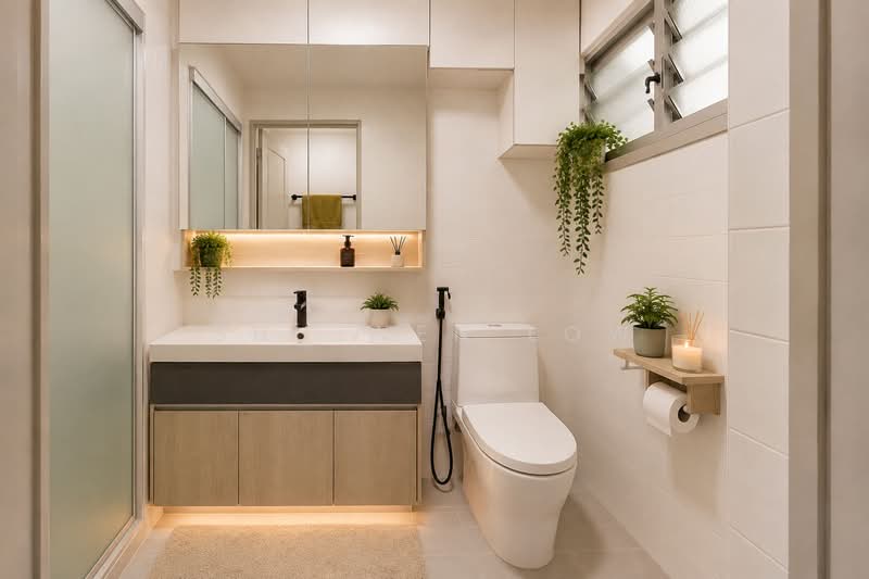 525 Choa Chu Kang Street 51, 525 Choa Chu Kang Street 51, 4 Bedrooms, 1,560 sqft, HDB Flat For Sale, by Shu Wen Low, 500228803 - Bathroom - PropertyGuru.com.sg