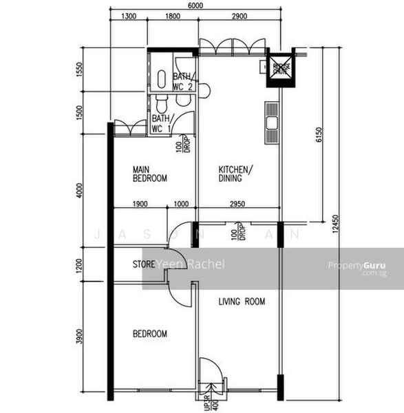 506 Ang Mo Kio Avenue 8, 506 Ang Mo Kio Avenue 8, Ang Mo Kio / Bishan / Thomson, 2 Bedrooms, 721 sqft, HDB Flat For Sale, by Jason Fan, 500228835 - PropertyGuru.com.sg
