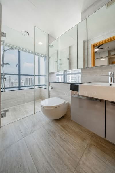 Cityscape at Farrer Park, 101 Mergui Road, 2 Bedrooms, 969 sqft, Condominium For Sale, by James Wong, 500228871 - Bathroom - PropertyGuru.com.sg