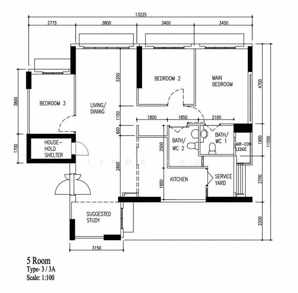punggol, northshore, 3 Bedrooms, 1,206 sqft, HDB Flat For Sale, by Linda Ang, 500228988 - PropertyGuru.com.sg