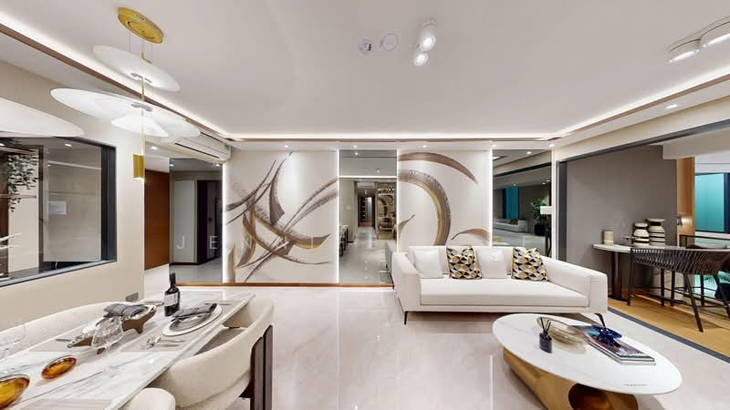 Chuan Park, 244 Lorong Chuan, 3 Bedrooms, 1,206 sqft, Condominium For Sale, by Jennifer Lee, 500228991 - Living Room - PropertyGuru.com.sg