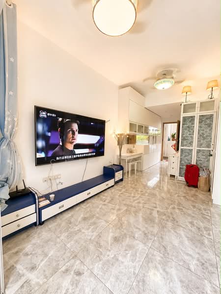The Santorini, Tampines Street 86, 1 Bedroom, 527 sqft, Condominium For Rent, by Clara Goh, 500229008 - Living Room - PropertyGuru.com.sg