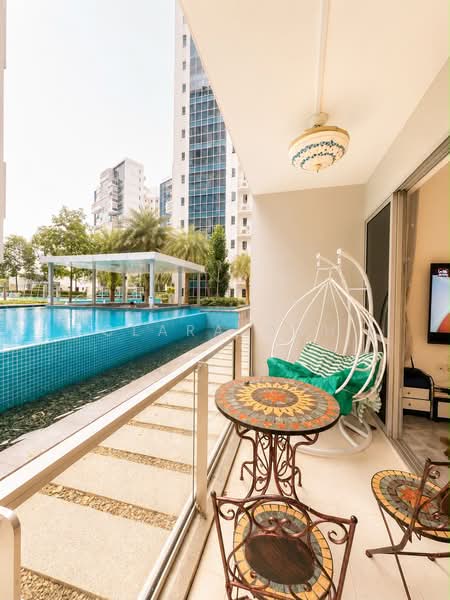 The Santorini, Tampines Street 86, 1 Bedroom, 527 sqft, Condominium For Rent, by Clara Goh, 500229008 - Balcony - PropertyGuru.com.sg