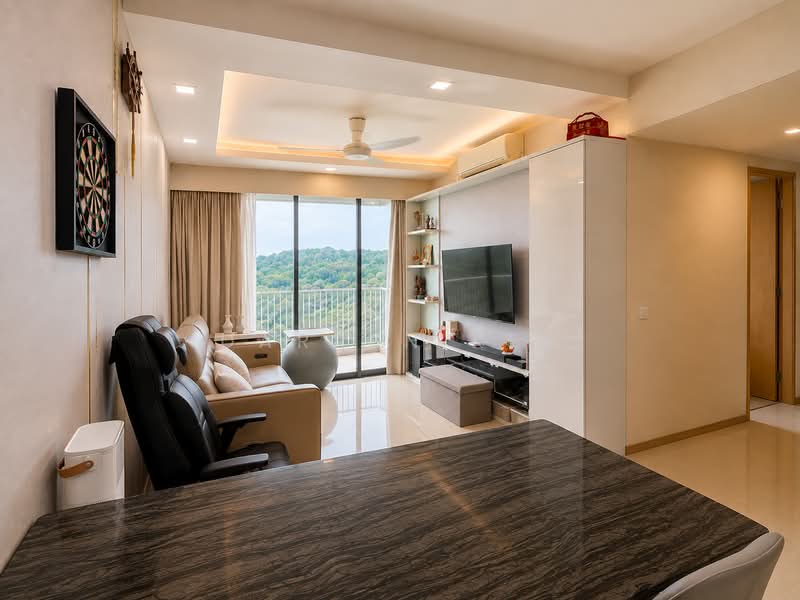 Blossom Residences, 30 Segar Road, 3 Bedrooms, 1,055 sqft, Executive Condominium For Sale, by Darren Kek, 500229017 - Living Room - PropertyGuru.com.sg