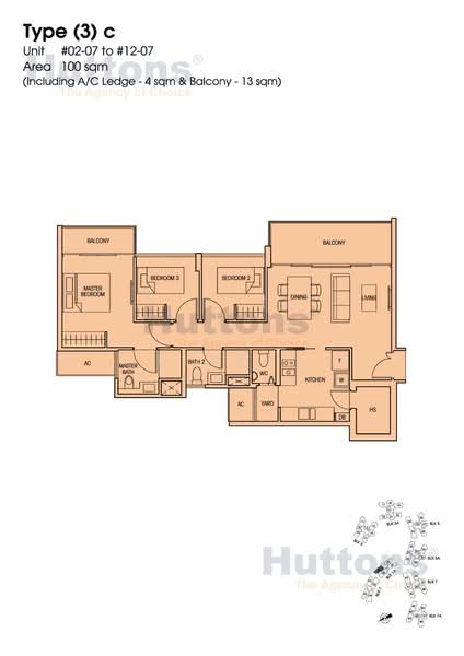 Bartley Residences, 6 Lorong How Sun, 3 Bedrooms, 1,076 sqft, Condominium For Rent, by Lina ., 500229021 - PropertyGuru.com.sg
