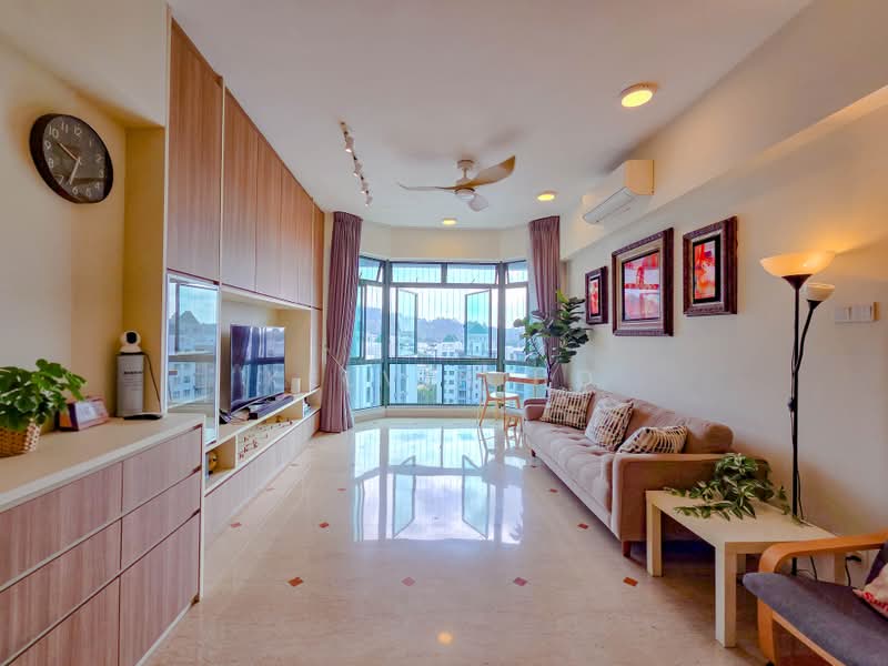 Signature Park, 56 Toh Tuck Road, 2 Bedrooms, 1,044 sqft, Condominium For Rent, by Kelvin Ho, 500229024 - Living Room - PropertyGuru.com.sg