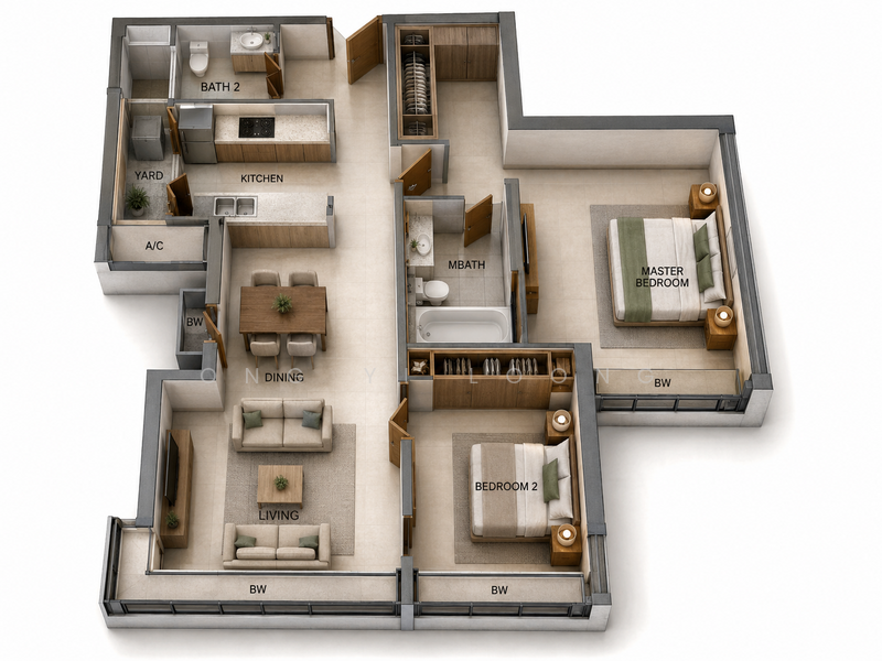 Tresalveo, 9 Marymount Terrace, 2 Bedrooms, 1,001 sqft, Condominium For Rent, by Ong Yi Loong, 500229071 - PropertyGuru.com.sg