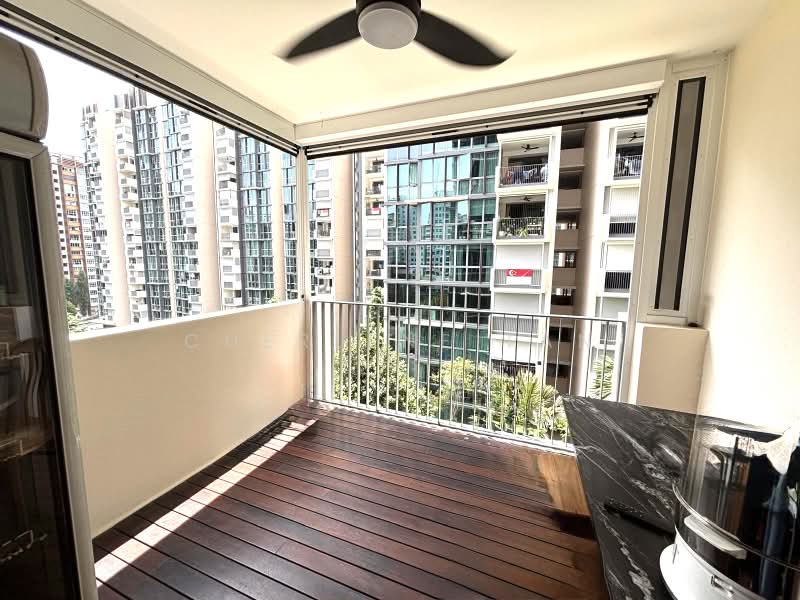 The Terrace, 94 Edgedale Plains, 3 Bedrooms, 1,076 sqft, Executive Condominium For Sale, by Cherlene Tan, 500229078 - Balcony - PropertyGuru.com.sg