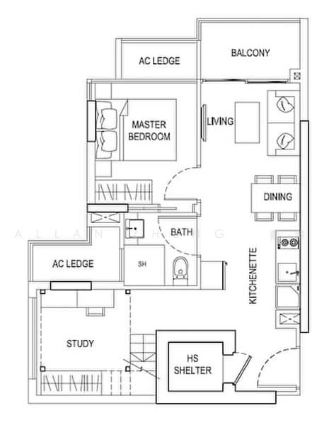 Urban Vista, 4 Tanah Merah Kechil Link, 2 Bedrooms, 560 sqft, Condominium For Sale, by Allan Zheng 鄭黎, 500229082 - PropertyGuru.com.sg