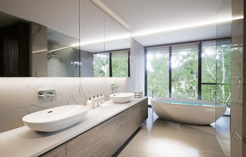 Braddell Heights Estate, , 6 Bedrooms, 9,000 sqft, Detached House For Sale, by Denson Kwek, 500229086 - Bathroom - PropertyGuru.com.sg