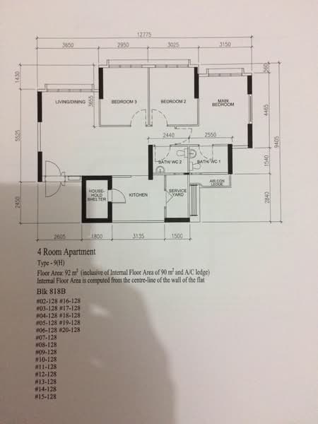 818B Choa Chu Kang Avenue 1, 818B Choa Chu Kang Avenue 1, 3 Bedrooms, 990 sqft, HDB Flat For Sale, by Judy Liu, 500229102 - PropertyGuru.com.sg