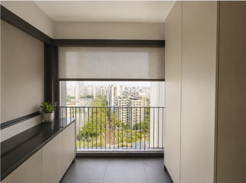 Arc at Tampines, 15 Tampines Avenue 8, 3 Bedrooms, 1,076 sqft, Executive Condominium For Sale, by Klyssa Chong, 500229168 - Balcony - PropertyGuru.com.sg