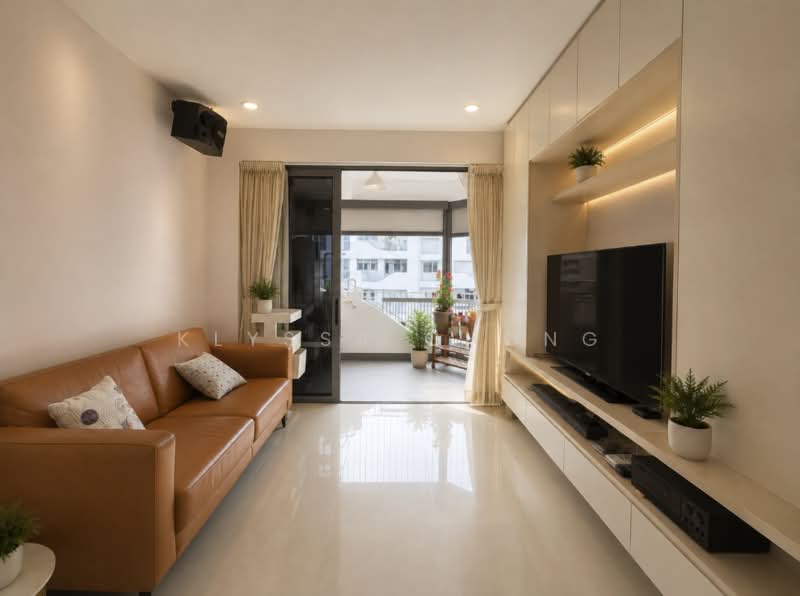 Arc at Tampines, 15 Tampines Avenue 8, 3 Bedrooms, 1,076 sqft, Executive Condominium For Sale, by Klyssa Chong, 500229168 - Living Room - PropertyGuru.com.sg