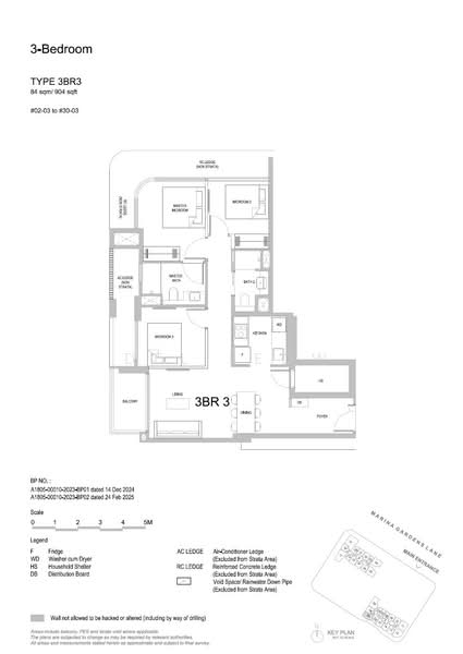 One Marina Gardens, 3 Marina Gardens Lane, 3 Bedrooms, 904 sqft, Apartment For Sale, by Del Leow, 500229187 - PropertyGuru.com.sg
