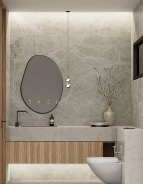 C.H.E.A.P 6 Levels Brand New Freehold Corner Terrace near Kembangan MRT, , 5 Bedrooms, 7,940 sqft, Corner Terrace For Sale, by Rachel Goh, 500229188 - Bathroom - PropertyGuru.com.sg