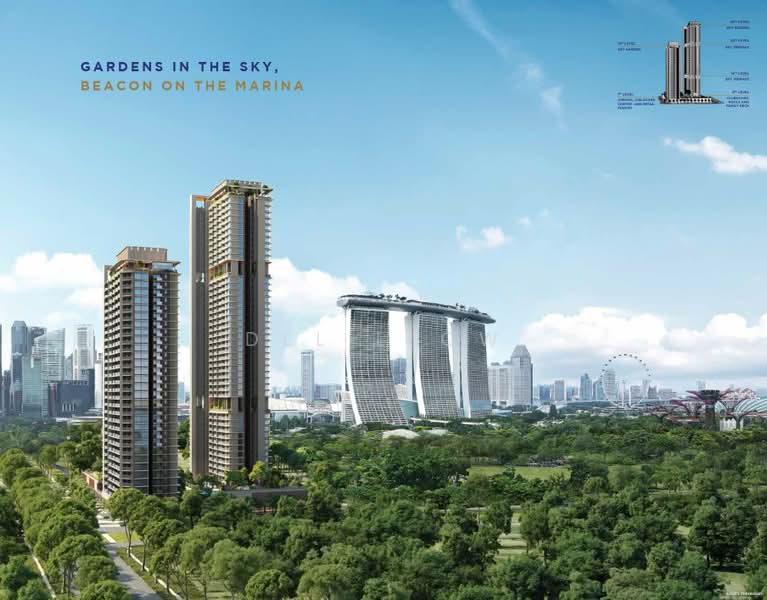 One Marina Gardens, 3 Marina Gardens Lane, 2 Bedrooms, 646 sqft, Apartment For Sale, by Del Leow, 500229191 - Exterior - PropertyGuru.com.sg