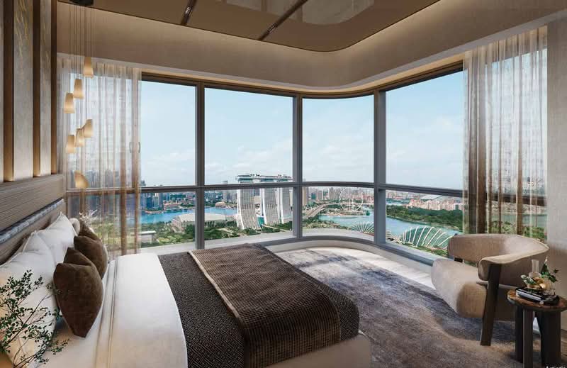 One Marina Gardens, 3 Marina Gardens Lane, 3 Bedrooms, 980 sqft, Apartment For Sale, by Del Leow, 500229207 - Bedroom - PropertyGuru.com.sg