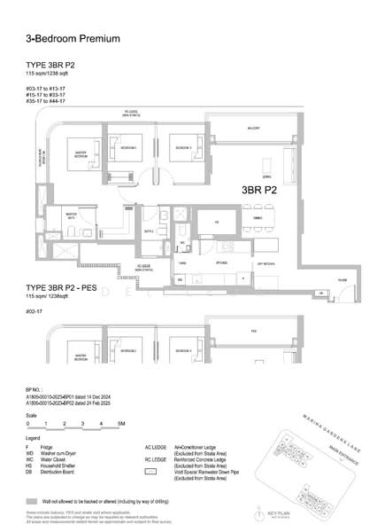 One Marina Gardens, 3 Marina Gardens Lane, 3 Bedrooms, 1,238 sqft, Apartment For Sale, by Del Leow, 500229212 - PropertyGuru.com.sg