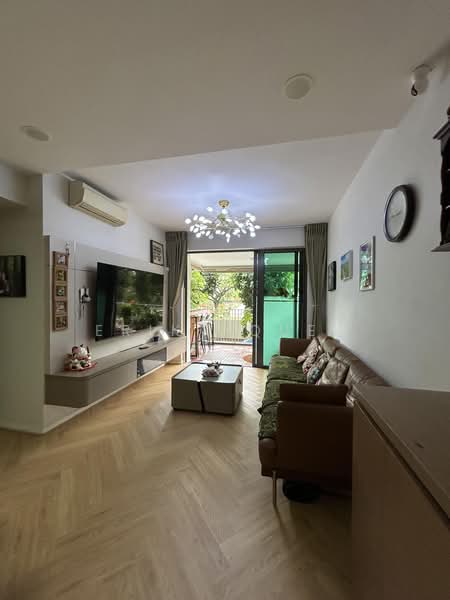 The Topiary, 21 Fernvale Lane, 3 Bedrooms, 1,044 sqft, Executive Condominium For Sale, by Erika Quek, 500229235 - Living Room - PropertyGuru.com.sg