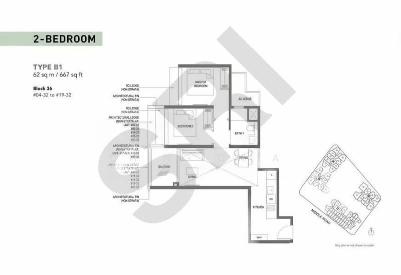 The M, 30 Middle Road, Beach Road / Bugis / Rochor, 2 Bedrooms, 667 sqft, Condominium For Sale, by Ching Chia, 500229248 - PropertyGuru.com.sg