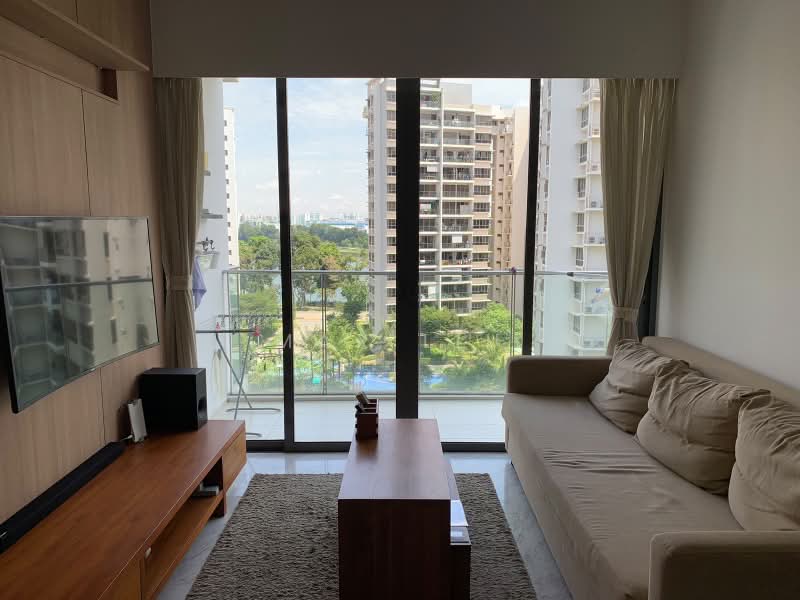 Waterfront Isle, 736 Bedok Reservoir Road, 1 Bedroom, 667 sqft, Condominium For Rent, by Max Liu, 500229251 - Living Room - PropertyGuru.com.sg