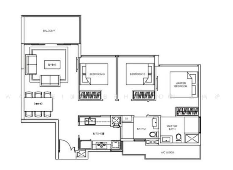Parc Centros, 82 Punggol Central, 3 Bedrooms, 990 sqft, Condominium For Sale, by Wayne Joseph Ong 王伟洋, 500229314 - PropertyGuru.com.sg