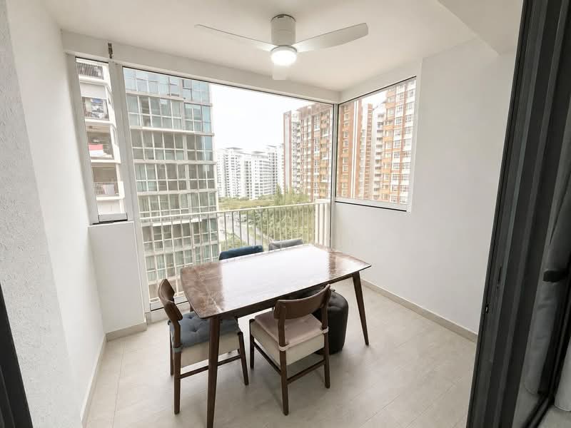 The Terrace, 80 Edgedale Plains, 3 Bedrooms, 1,001 sqft, Executive Condominium For Sale, by Joanne Ting, 500229360 - Balcony - PropertyGuru.com.sg