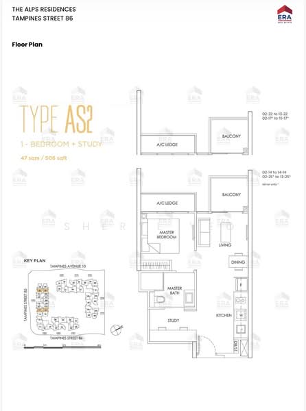 The Alps Residences, Tampines Avenue 10, 1 Bedroom, 506 sqft, Condominium For Sale, by Sheryl Yeo, 500229372 - PropertyGuru.com.sg