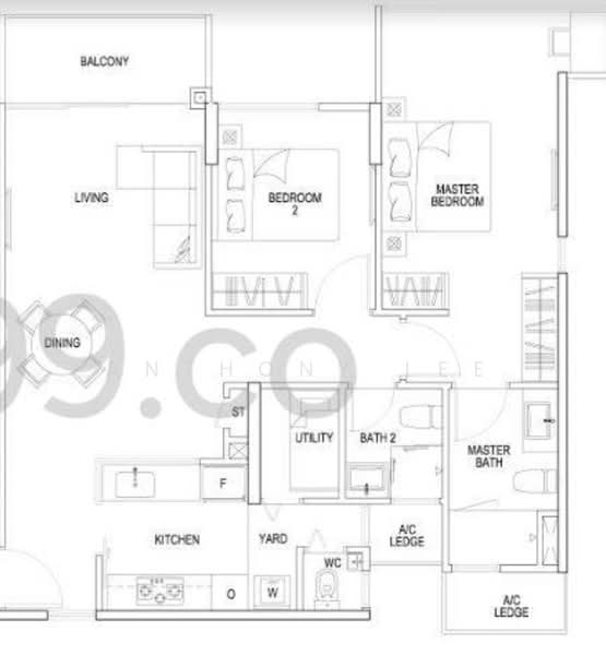 The Rainforest, 333 Choa Chu Kang Avenue 3, 2 Bedrooms, 800 sqft, Executive Condominium For Rent, by Anthony Lee, 500229388 - PropertyGuru.com.sg