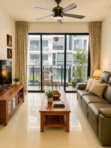 The Rainforest, 333 Choa Chu Kang Avenue 3, 2 Bedrooms, 800 sqft, Executive Condominium For Rent, by Anthony Lee, 500229388 - Living Room - PropertyGuru.com.sg