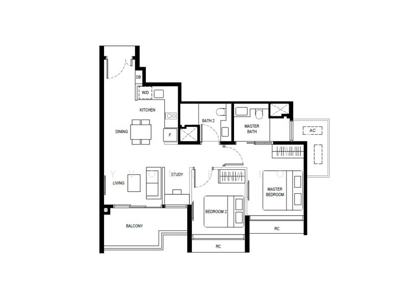 Kassia, 31 Flora Drive, 2 Bedrooms, 753 sqft, Condominium For Sale, by YvoNne Yeo, 500229389 - PropertyGuru.com.sg