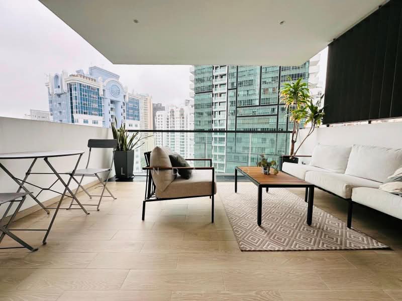 8 Saint Thomas, 10 Saint Thomas Walk, 3 Bedrooms, 1,302 sqft, Condominium For Rent, by Linda Loh, 500229393 - Balcony - PropertyGuru.com.sg