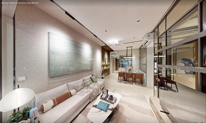 Vela Bay, 1 Bayshore Walk, Bedok / Upper East Coast, 3 Bedrooms, 1,033 sqft, Condominium For Sale, by Matthew Kengo Iwami 贤悟, 500229421 - Living Room - PropertyGuru.com.sg