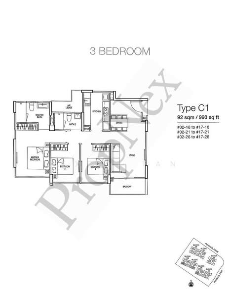 Riverparc Residence, 90 Punggol Drive, 3 Bedrooms, 990 sqft, Executive Condominium For Sale, by Dexter Tan, 500229427 - PropertyGuru.com.sg