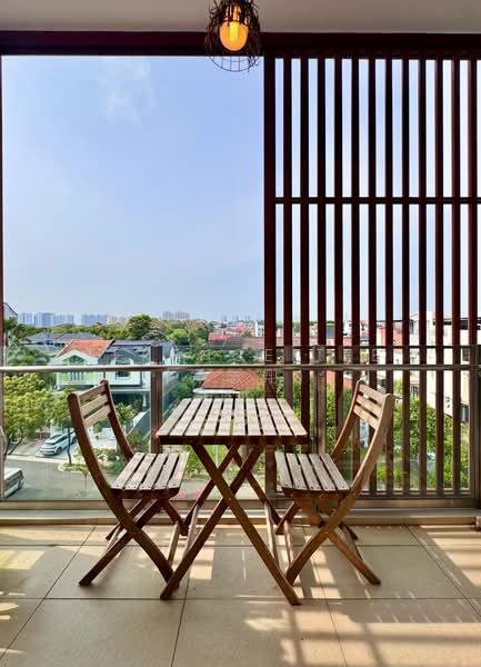 Espira Suites, 99A Lorong H Telok Kurau, 1 Bedroom, 495 sqft, Condominium For Rent, by Terence Tee (郑志翔), 500229461 - Balcony - PropertyGuru.com.sg