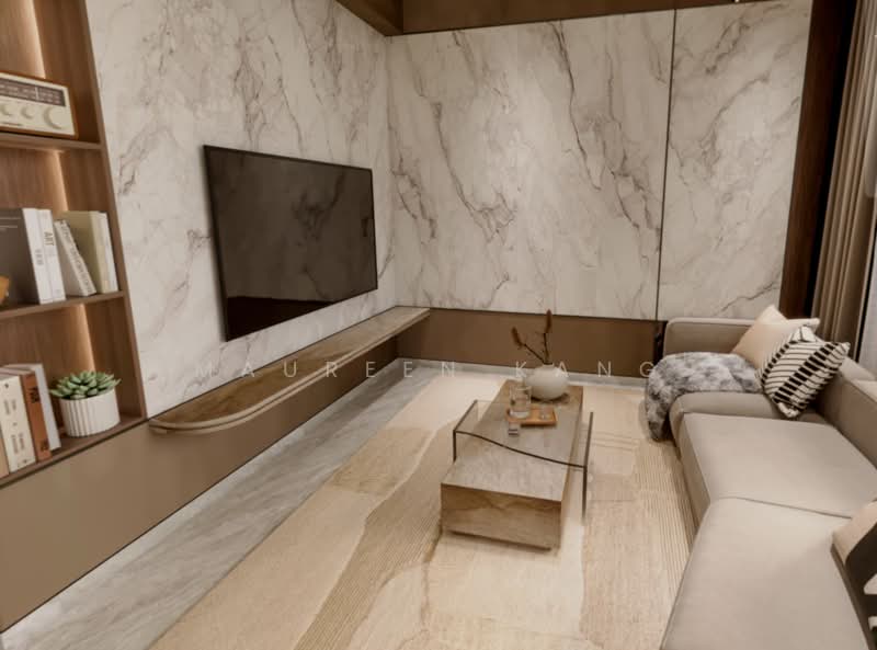 Promenade Peak, 1 Zion Road, 1 Bedroom, 527 sqft, Condominium For Sale, by Maureen Kang, 500229477 - Living Room - PropertyGuru.com.sg